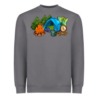 Storm camp in the woods Heavyweight Sweatshirt - AdoDesignShop