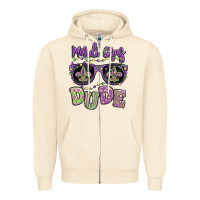 Sandshell mardi gras dude Zipper Hoodie - MaliasSmallBusiness