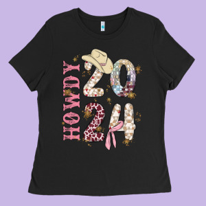 Howdy 2024 Ladies Tee Designed By Maliassmallbusiness