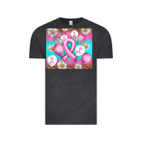 Vintage Black Breast cancer balloon Vintage Tee - Artiststas