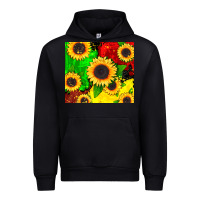 Black juneteenth sunflowers Urban Hoodie - CowGirlArtShop