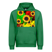 Emerald juneteenth sunflowers Urban Hoodie - CowGirlArtShop