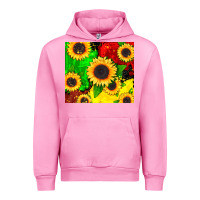 Fuchsia Pink juneteenth sunflowers Urban Hoodie - CowGirlArtShop