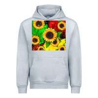 Heather Grey juneteenth sunflowers Urban Hoodie - CowGirlArtShop