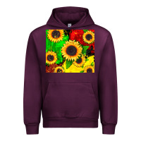 Mauve Wine juneteenth sunflowers Urban Hoodie - CowGirlArtShop