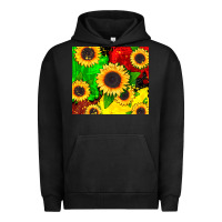 Pigment Black juneteenth sunflowers Urban Hoodie - CowGirlArtShop