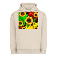 Pigment French Oak juneteenth sunflowers Urban Hoodie - CowGirlArtShop