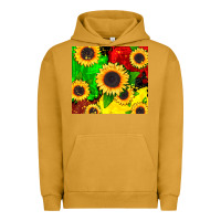 Pigment Peanut Butter juneteenth sunflowers Urban Hoodie - CowGirlArtShop
