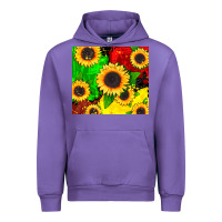 Tulip juneteenth sunflowers Urban Hoodie - CowGirlArtShop