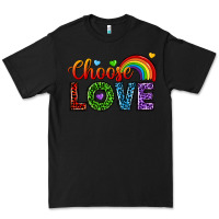 Black choose love Premium Tee - texasbilliewilder