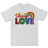 Dove Grey choose love Premium Tee - texasbilliewilder