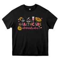 Black healthcare administrator Heavy Core Tee - texasbilliewilder