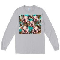 Moon Dust western cowhide sunflower baby pig Long Sleeve Tee - BarkalooDesign