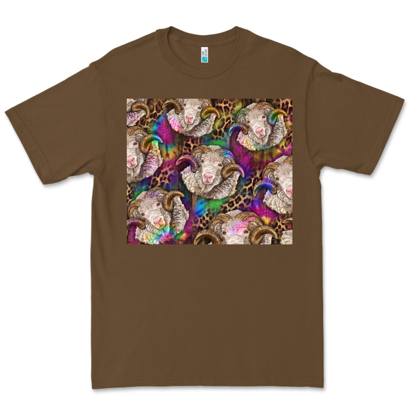Merino Ram Tie Dye Tumbler Premium Tee by BarkalooDesign | Teevron