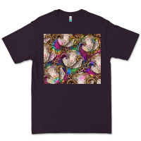 Plum merino ram tie dye tumbler Premium Tee - BarkalooDesign