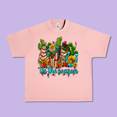 Tis The Season Christmas Tree  Cake Urban Heavy Tee Designed By Adodesignshop