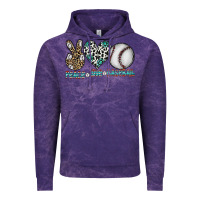 Cloud Purple peace love baseball Vintage Hoodie - CowhideDigitalArt
