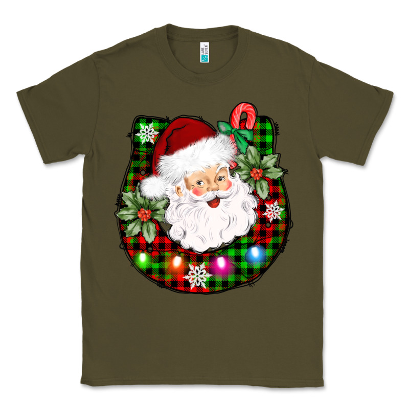 Horseshoe Santa Classic Tee by AdoDesignShop | Teevron