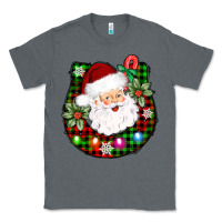 Charcoal Heather horseshoe santa Classic Tee - AdoDesignShop
