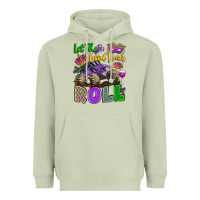 Matcha let the good times roll with mardi gras monster tr Heavyweight Hoodie - LillyAllenDesigns