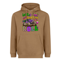 Toasted Coconut let the good times roll with mardi gras monster tr Heavyweight Hoodie - LillyAllenDesigns