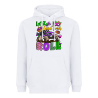 White let the good times roll with mardi gras monster tr Heavyweight Hoodie - LillyAllenDesigns