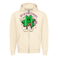 Sandshell so luckin boujee Zipper Hoodie - MaliasSmallBusiness