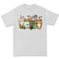Dove Grey latte coffee cups Premium Tee - Zillion Design Studio