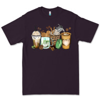 Plum latte coffee cups Premium Tee - Zillion Design Studio
