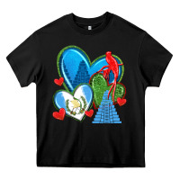 Black guatemala hearts Heavy Core Tee - texasbilliewilder