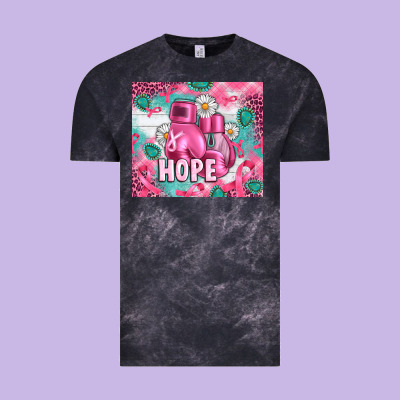Breast Cancer Boxing Gloves Vintage Tee Designed By Artiststas