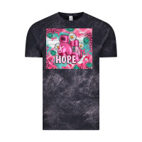 Cloud Black Breast Cancer Boxing Gloves Vintage Tee - Artiststas