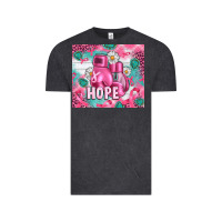 Vintage Black Breast Cancer Boxing Gloves Vintage Tee - Artiststas