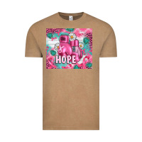 Vintage Coffee Breast Cancer Boxing Gloves Vintage Tee - Artiststas