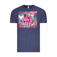 Vintage Denim Breast Cancer Boxing Gloves Vintage Tee - Artiststas