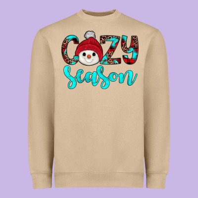 Cozy Season Heavyweight Sweatshirt Designed By Jahusdesignshop