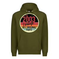Army Green 16th Birthday gift Vintage 2003 Premium Hoodie - Bettercallsaul