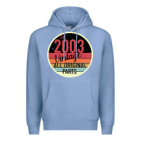 Colony Blue 16th Birthday gift Vintage 2003 Premium Hoodie - Bettercallsaul