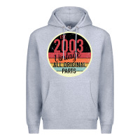 Heather Grey 16th Birthday gift Vintage 2003 Premium Hoodie - Bettercallsaul