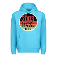 Ocean Blue 16th Birthday gift Vintage 2003 Premium Hoodie - Bettercallsaul