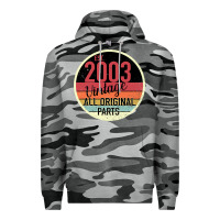Slate Camo 16th Birthday gift Vintage 2003 Premium Hoodie - Bettercallsaul