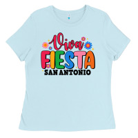 Baby Blue viva fiesta san antonio Ladies Tee - JahusDesignShop