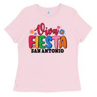 Bubblegum Pink viva fiesta san antonio Ladies Tee - JahusDesignShop