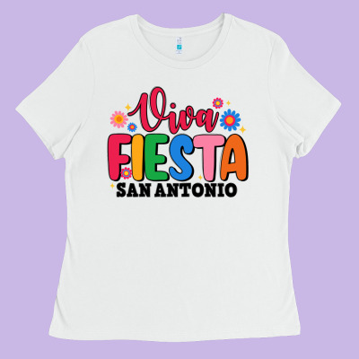 Viva Fiesta San Antonio Ladies Tee Designed By Jahusdesignshop