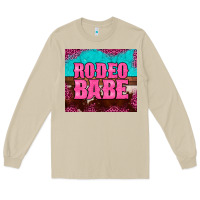 Mushroom rodeo babe cowhide leopard turquoise Long Sleeve Tee - BarkalooDesign