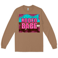 Toasted Coconut rodeo babe cowhide leopard turquoise Long Sleeve Tee - BarkalooDesign