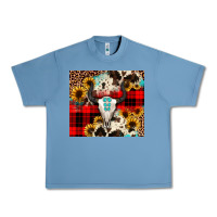 Pebble Blue bullskull Sunflower Urban Heavy Tee - JahusDesignShop