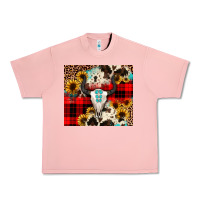 Salmon bullskull Sunflower Urban Heavy Tee - JahusDesignShop