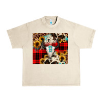 Sandshell bullskull Sunflower Urban Heavy Tee - JahusDesignShop