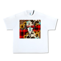 White bullskull Sunflower Urban Heavy Tee - JahusDesignShop